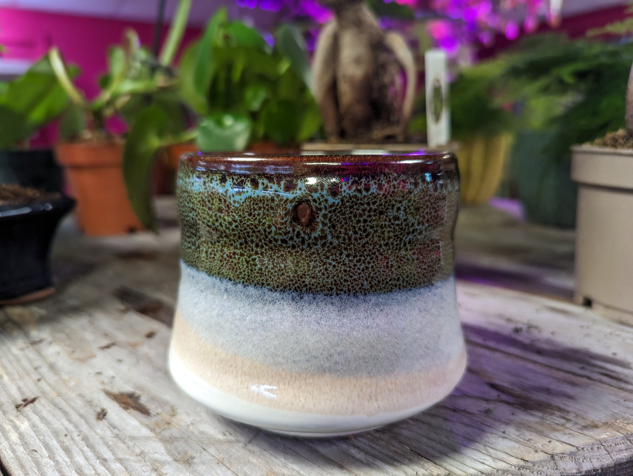 FUSE Hand Made Glazed Pot small