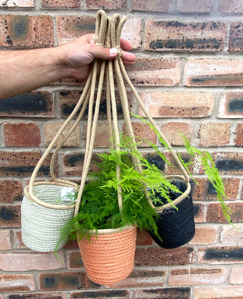 Handmade Wowen Hanging Basket 14cm x 60cm