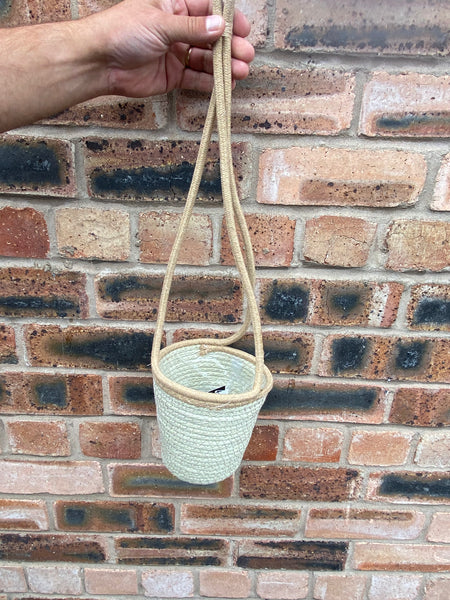 Handmade Wowen Hanging Basket 14cm x 60cm