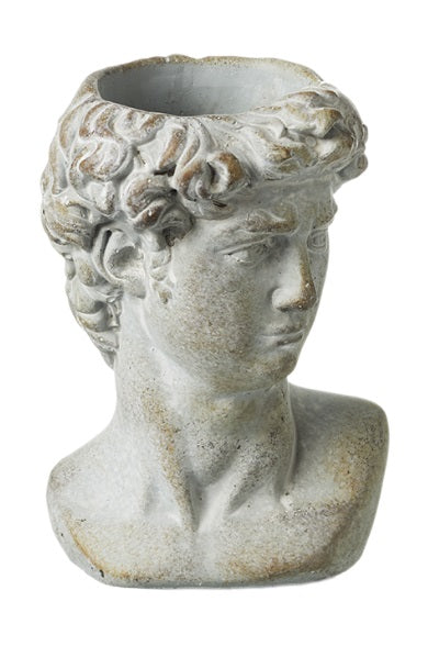 APOLLO Head Ancient Pot Classical Grecian Statue Style