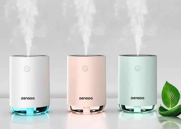 Mini USB Air Humidifier Essential Oil Aroma Diffuser with LED Light 220 ml