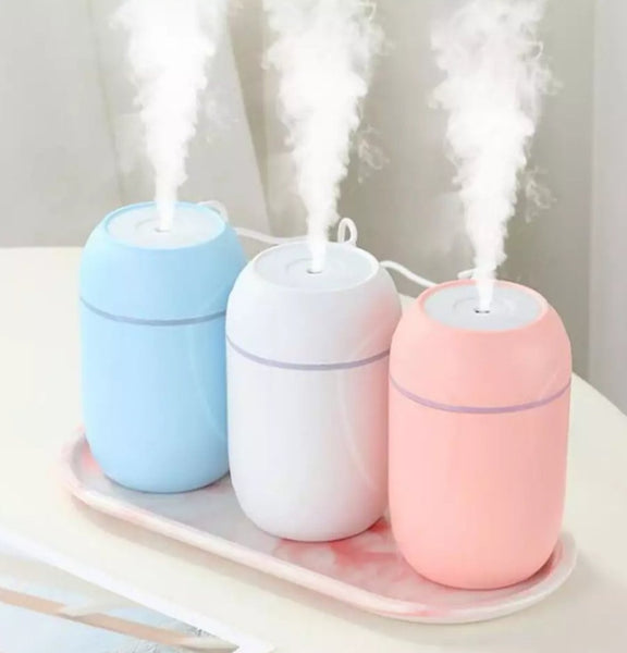 Mini USB Air Humidifier Essential Oil Aroma Diffuser with LED Light 260 ml