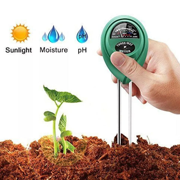 Moisture Light and PH Meter