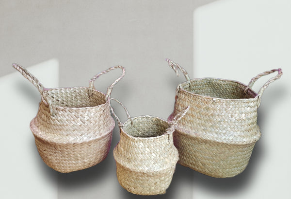 Handmade Seagrass Baskets Environmental friendly 100% natural seagrass