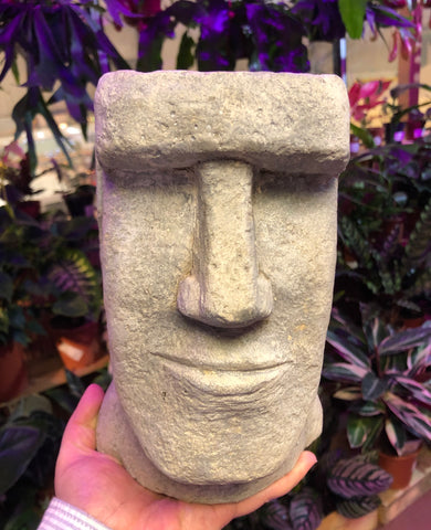 Moai Head Ancient Pot Classical Easter Island Statue Style